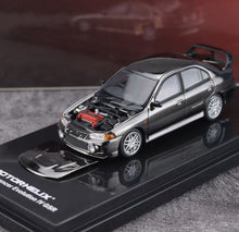 Load image into Gallery viewer, MH 1:64 Plating Black Lancer Evolution EVO IV GSR Model Diecast Metal Car New Collection