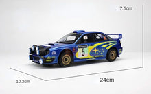 Load image into Gallery viewer, Otto 1:18 JDM Blue Impreza WRC STI Rally Sports Model Diecast Resin Car New