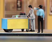 Load image into Gallery viewer, 1:64 Painted Figure Model Miniature Resin Diorama Sand Street Vendor Wardern Toy Collection