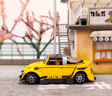 Load image into Gallery viewer, TM 1:64 Yellow RWB Beetle Widebody Sports Figure Model Diecast Metal Car New