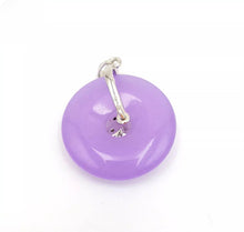 Load image into Gallery viewer, Nature Purple Jade Butterfly Pendant Necklace Gift Jewelry charm Blessing Luck S
