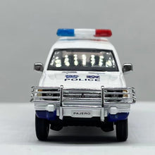 Load image into Gallery viewer, DBGT 1:64 White Police Pajero V31 SUV ORV Sports Model Diecast Metal Car New Collection