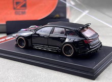 Load image into Gallery viewer, DCM 1:64 Black RS6 2NCS Wagon Widebody Kit Sports Model Diecast Metal Car New Collection