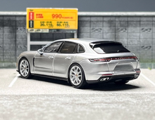 Load image into Gallery viewer, 1:64 Furuya Silver Panamera Turbo Turismo Sports Model Diecast Metal Car BN