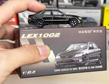 Load image into Gallery viewer, Masdi 1:64 2000 Plating Gray IS300 Sports Sedan Model Diecast Metal Car New Collection