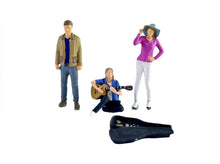 Load image into Gallery viewer, 1:64 Painted Figure Model Miniature Resin Diorama Sand Stree Band Music Guitar New