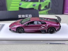 Load image into Gallery viewer, 1:64 CL Purple Murcielago LP670-4 SV Racing Sports Model Diecast Resin Car New Collection