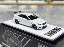 Load image into Gallery viewer, 1:64 BZMW White C63 AMG Black Series Coupe Sports Model Diecast Resin Car New Collection