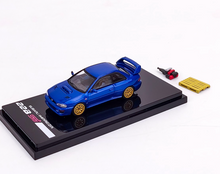 Load image into Gallery viewer, HJ 1:64 Blue JDM WRX STI Impraza GC8 22B Sports Model Diecast Metal Car New