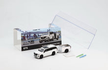 Load image into Gallery viewer, Shadow 1:64 White Escalade Cut Body Trailer Sports Model Diecast Metal Car New Collection