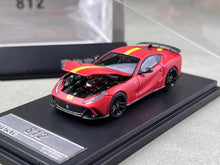 Load image into Gallery viewer, LT 1:64 Matte Red 812 Novitec N-Largo Racing Sport Model Diecast Metal Car New Collection