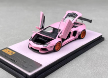 Load image into Gallery viewer, PGM 1:64 Pink LBWK Aventador LP700-4 Sports Model Diecast Metal Car New Collection