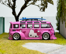 Load image into Gallery viewer, LMLF 1:64 Pink VW T1 RWB Van Bus Camper Kombi Model Diecast Metal Car New Collection