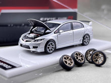 Load image into Gallery viewer, MH 1:64 Silver JDM Civic Type R FD2 Racing Sports Model Diecast Metal Car BN