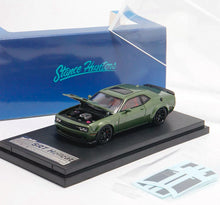 Load image into Gallery viewer, SH 1:64 Green SRT Hellcat Muscle Sport Model Diecast Metal Car New Collection