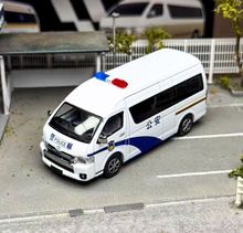 Load image into Gallery viewer, Masdi 1:64 Police Hiace H200 Mini Van Sports Model Diecast Metal Car New Collection