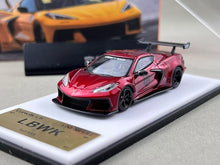 Load image into Gallery viewer, Fine 1:64 Red C8 LB Widebody Sports Model Diecast Metal Car New Collection