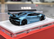 Load image into Gallery viewer, 1:64 Ice Blue LP610 Huracan GT Sports Model Diecast Resin Car New Collection