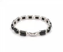 Load image into Gallery viewer, Nature Jade Beaded Bracelet Jewelry Blessing Lucky Fortune Gift For Her Black a