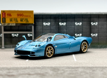 Load image into Gallery viewer, CM 1:64 Ice Blue Huayra Codalunga Racing Sports Model Diecast Metal Car New Collection
