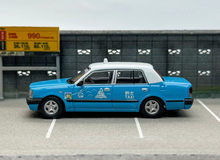 Load image into Gallery viewer, LMLF 1:64 Blue Hongkong Taxi Crown Comfort Sedan Model Diecast Metal Car New Collection