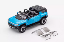 Load image into Gallery viewer, GCD 1:64 Blue Hummer EV ORV SUV Sports Model Diecast Metal Car New