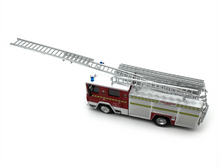 Load image into Gallery viewer, 1:76 Red 1979 Dennis RS Fire Engine Rescue Truck Model Diecast Metal Car New Collection