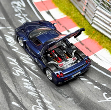 Load image into Gallery viewer, King 1:64 Blue ENZO Racing Sports Open Model Diecast Metal Car New Collection