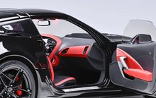 Load image into Gallery viewer, AUTOart 1:18 Black CORVETTE C7 ZR1 Racing Sports Model Diecast Metal Car