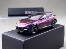 Load image into Gallery viewer, Funny 1:64 Purple Purosanguee FUV Sports Model Diecast Metal Car New Collection
