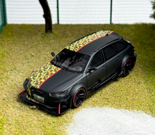 Load image into Gallery viewer, JEC 1:64 Black RS6 Widebody Wagon DTM Sports Model Diecast Resin Car New Collection