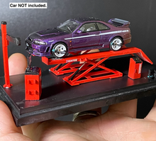 Load image into Gallery viewer, 1:64 Red Wheel Alignment Machine Garage Display Scene Model Resin For Car New
