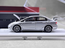 Load image into Gallery viewer, MH 1:64 Silver JDM Civic Type R FD2 Racing Sports Model Diecast Metal Car BN