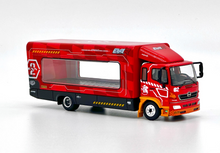 Load image into Gallery viewer, UM 1:64 Red 500 HINO EVA Ranger Transporter Truck Model Diecast Metal Car