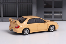Load image into Gallery viewer, 1:64 Furuya HEC Yellow Impreza WRX STI VII 7 Sports Model Diecast Metal Car