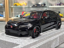 Load image into Gallery viewer, MH 1:18 Black Civic Type R FL5 Turbo Vtec Engine Model Diecast Metal Car New Collection