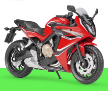 Load image into Gallery viewer, WELLY 1:18 2018 CBR 650F Racing Sports Model Toy Diecast Metal Motorcycle