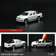 Load image into Gallery viewer, CCA 1:64 Silver Amarok Pickup Truck Model Toy Diecast Metal Car BN