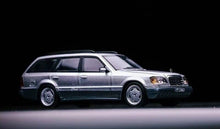 Load image into Gallery viewer, Mortal 1:64 Benz S124 E300 Wagon Roof Bicycle Classic Model Diecast Metal Car New