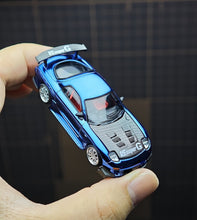 Load image into Gallery viewer, Poprace 1:64 Plating Blue RX7 FD RE Widebody Sport Model Diecast Metal Car New Collection