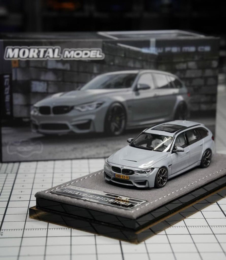 Mortal 1:64 Gray F81 M3 CS Wagon Touring Sports Model Diecast