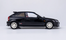Load image into Gallery viewer, MH 1:18 Black JDM Civic Type R EK9 Hatchback Engine Model Diecast Metal Car