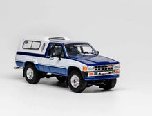 Load image into Gallery viewer, GCD 1:64 1985 Blue Hilux Xtra Cab Pickup Truck Model Diecast Metal Car New Collection