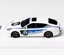 Load image into Gallery viewer, MK 1:64 White Police Gemballa Coupe Sports Model Diecast Resin Car New Collection