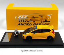 Load image into Gallery viewer, MG 1:64 Yellow Carbon JDM Fit GK5 RS Figure Sports Model Diecast Metal Car New Collection