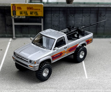 Load image into Gallery viewer, Masdi 1:64 Gray 1995 Hilux RN80 Cab Pickup Truck Model Diecast Metal Car New Collection
