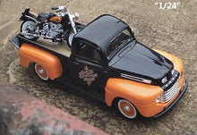 Load image into Gallery viewer, Maisto 1:241958 FLH Duo Glide 1948 F1 Pickup Truck Motorcycle Model Toy Metal