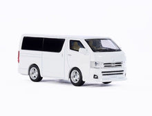 Load image into Gallery viewer, Masdi 1:64 2010 White Hiace Mini Van MPV Sports Model Diecast Metal Car New Collection