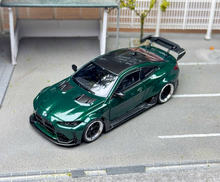 Load image into Gallery viewer, SW 1:64 Green M4 ADRO BODY KIT Coupe Sports Model Diecast Metal Car New Collection