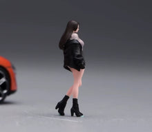 Load image into Gallery viewer, 1:64 Painted Figure Model Miniature Resin Diorama Toy Sand Cool Girl Pretty